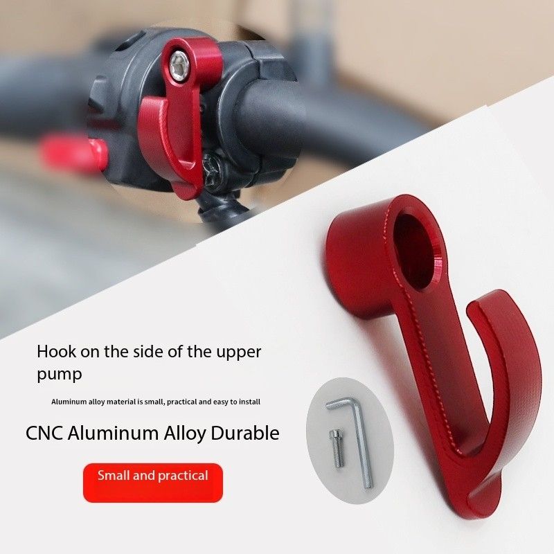 New E-bike Motorcycle Modified Upper Pump Side Hook UQI U+B Side Helmet Hook N1S Storage Hook CNC Aluminum Alloy Pump Side Hook 6 Color Hook