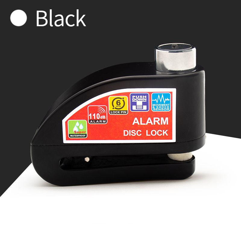 Motorcycle alarm lock security anti-theft disk brake alarm Aluminum alloy security anti-theft motorcycle bicycle accessories