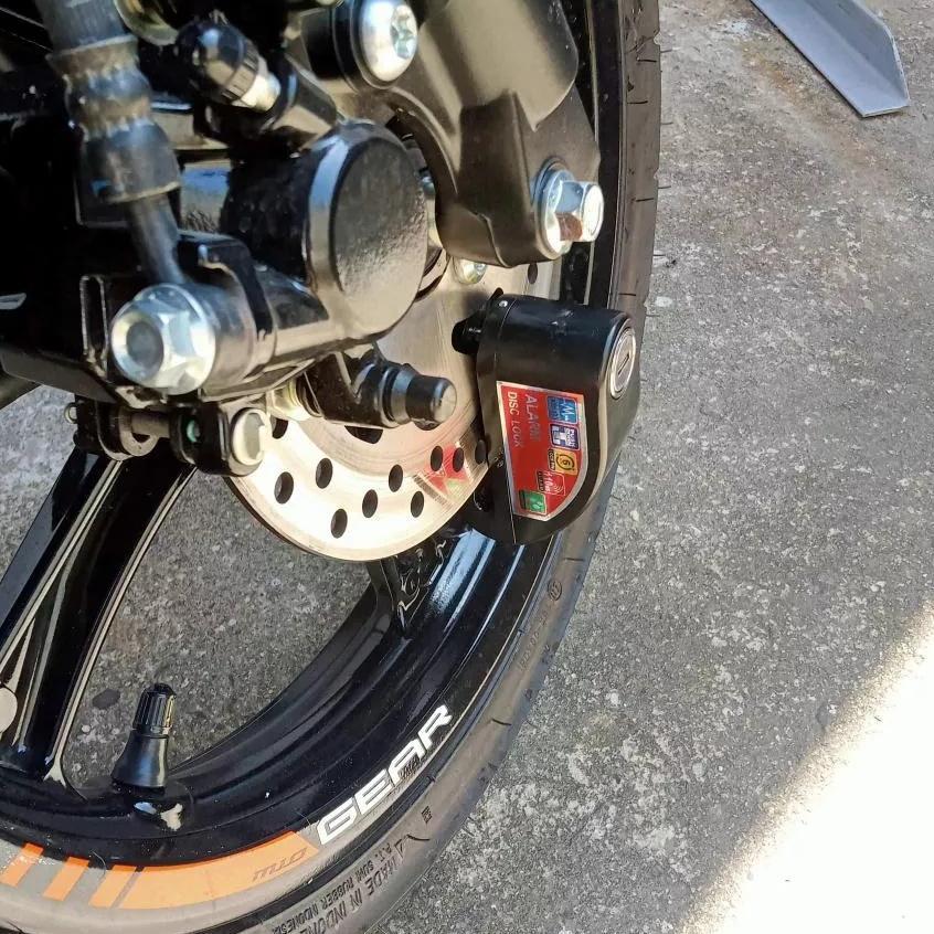 Motorcycle alarm lock security anti-theft disk brake alarm Aluminum alloy security anti-theft motorcycle bicycle accessories