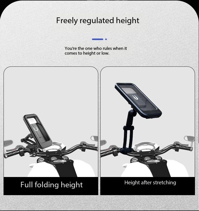 Waterproof bike mobile phone stand Electric bike motorcycle general navigation stand mountain bike waterproof bag