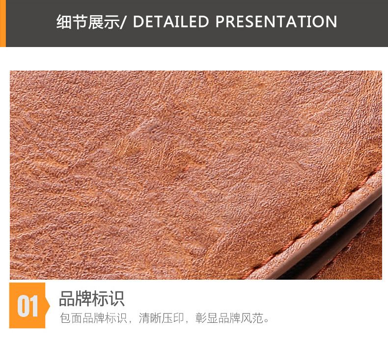 Crossbody bag Men's shoulder bag Retro vertical portable business men's bag Casual men's leather bag crossbody shoulder bag