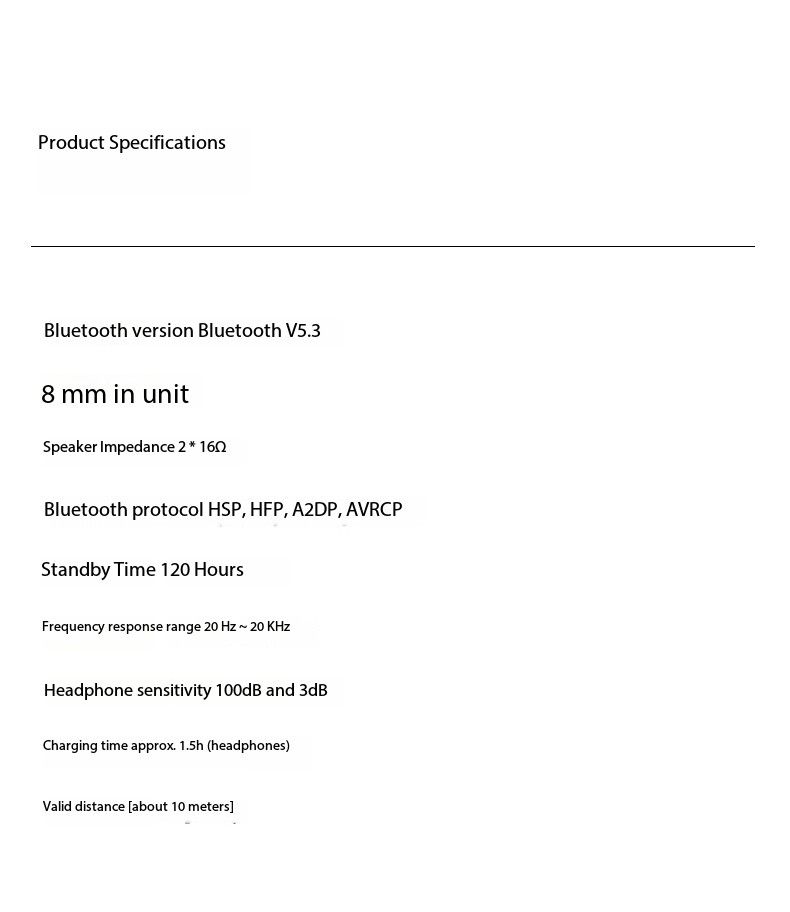 Earphones Bluetooth earphones M10HIFI sound quality F9 Large digital display N41 wireless earphones