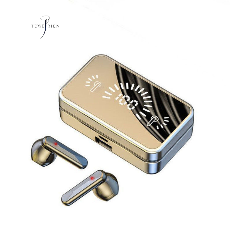 Digital mirror S20 Bluetooth headphone Cross-border new wireless headphone noise reduction touch digital display ultra-long endurance headphone