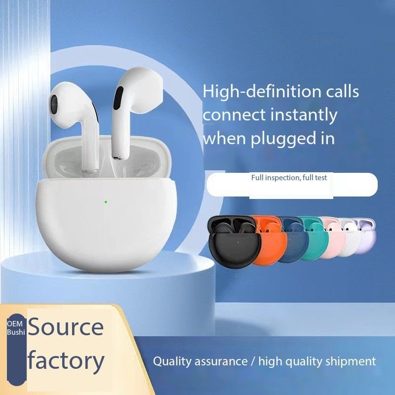 Bluetooth Headsets Pro6 Stereo Wireless 5.3TWS in-ear sports headsets pro6 wireless headsets