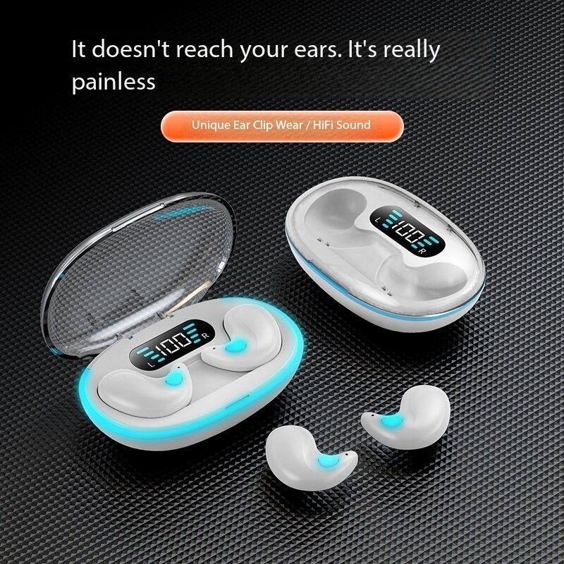 X55 Sleep headphones Bone Conduction mini noise cancelling digital display ultra long life Macaron Bluetooth headphones