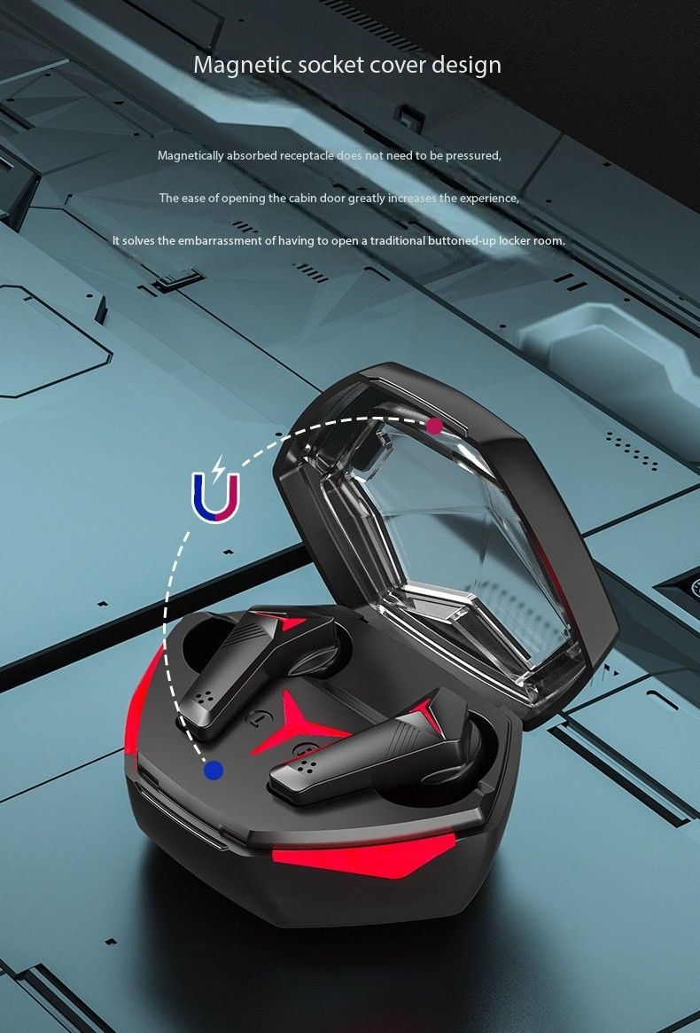 T33 Wireless Gaming Bluetooth Headset High power Touch esports Gaming TWS headset Low latency