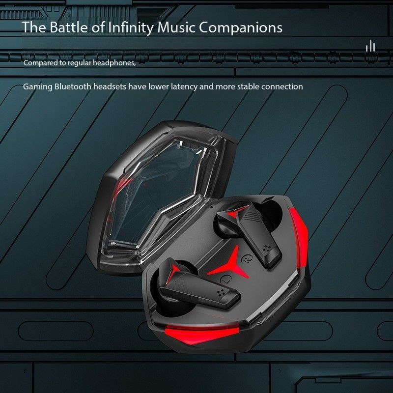 T33 Wireless Gaming Bluetooth Headset High power Touch esports Gaming TWS headset Low latency