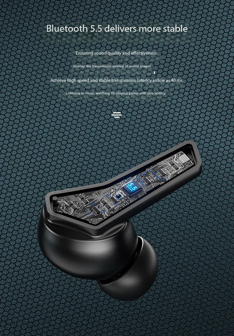 T33 Wireless Gaming Bluetooth Headset High power Touch esports Gaming TWS headset Low latency