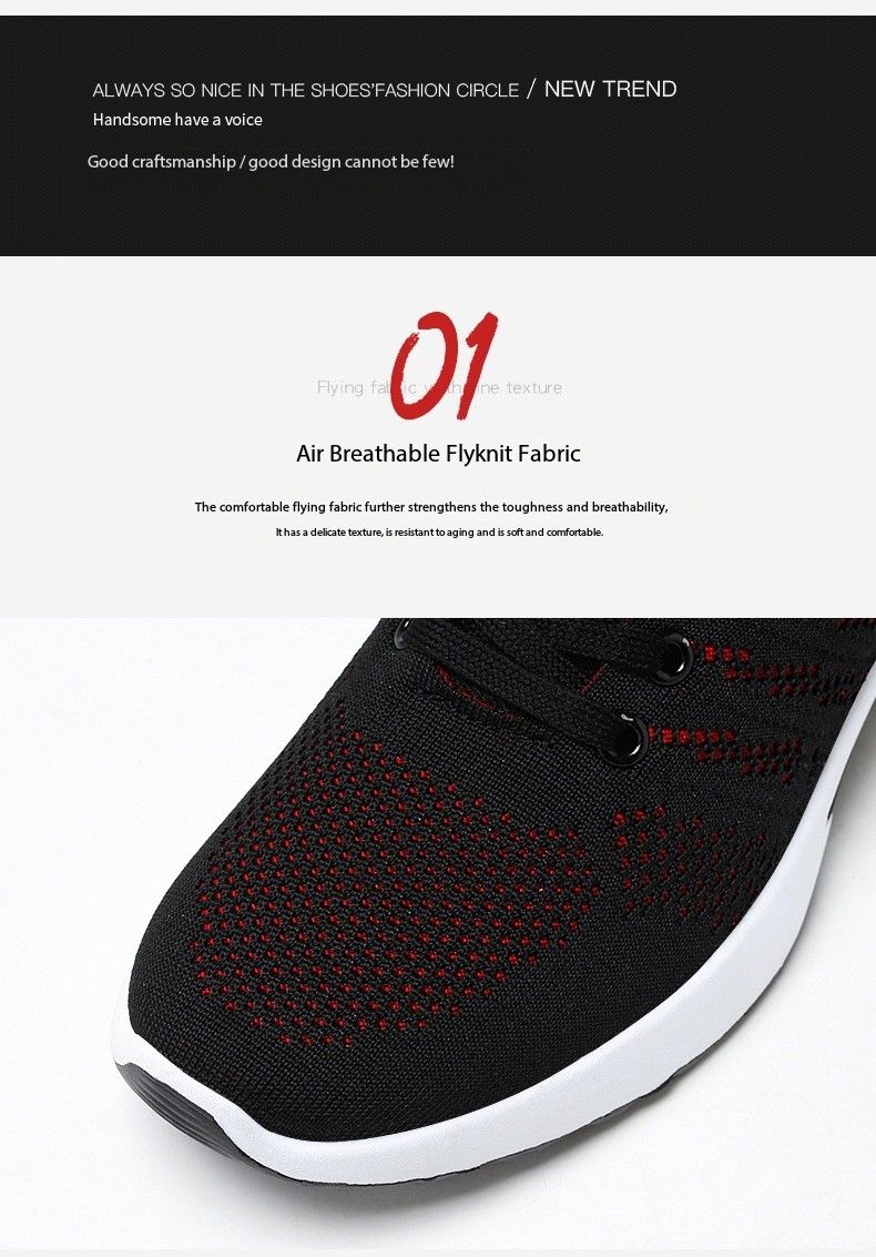 New men's shoes Men's breathable soft sole running shoes Light casual sneakers men sneakers