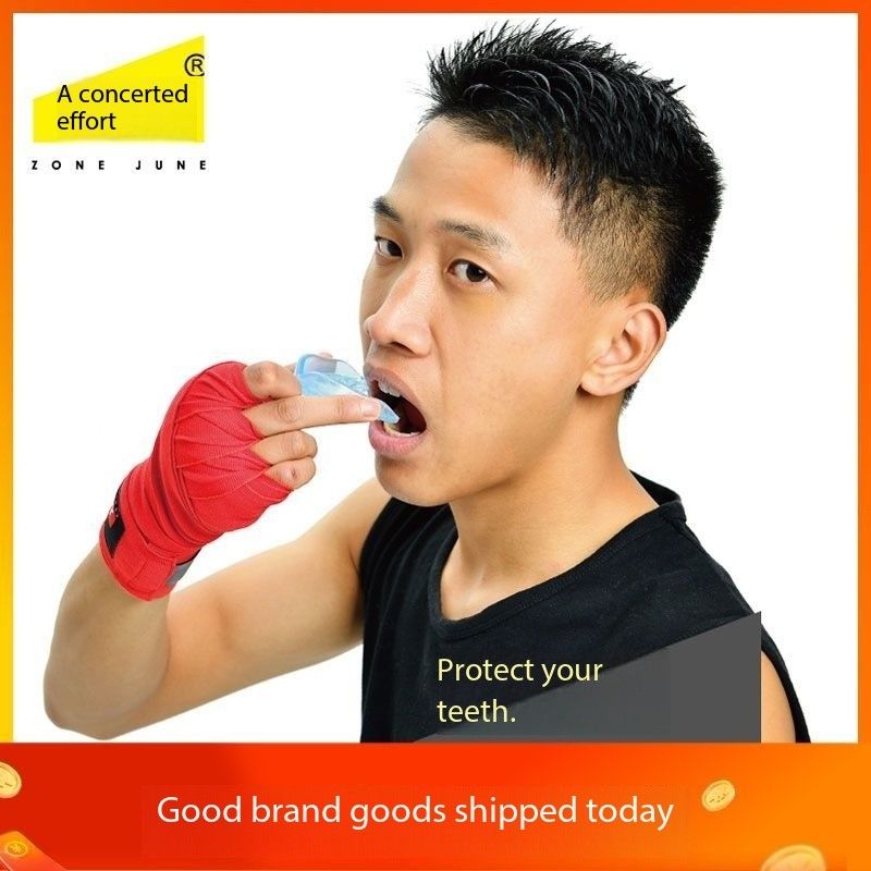 Mass lift boxing Free Boxing Muay Thai fighting Taekwondo Basketball Adult men's and women's mouth guard braces braces