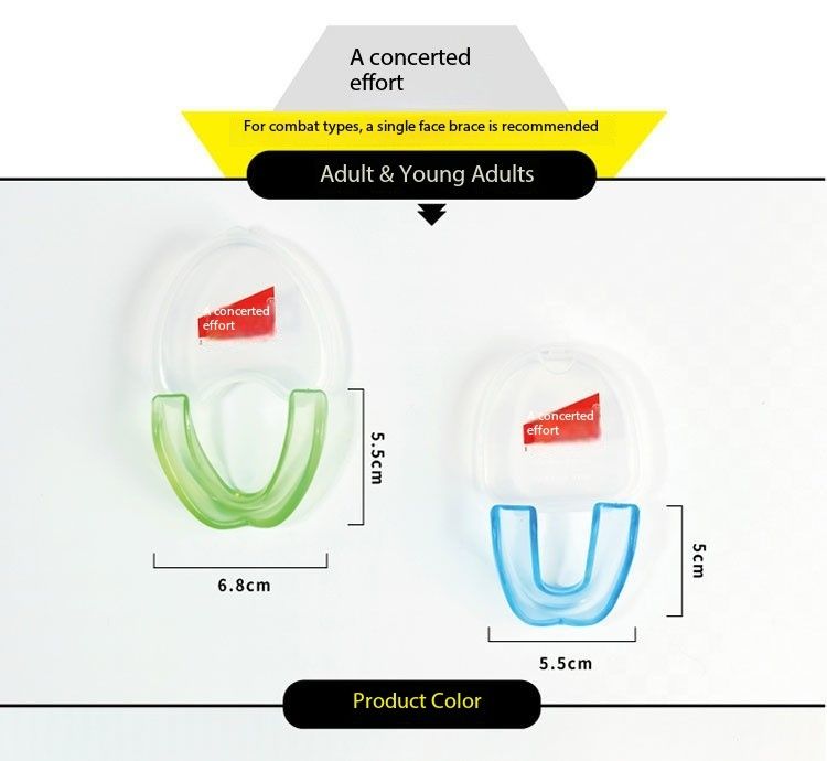 Mass lift boxing Free Boxing Muay Thai fighting Taekwondo Basketball Adult men's and women's mouth guard braces braces