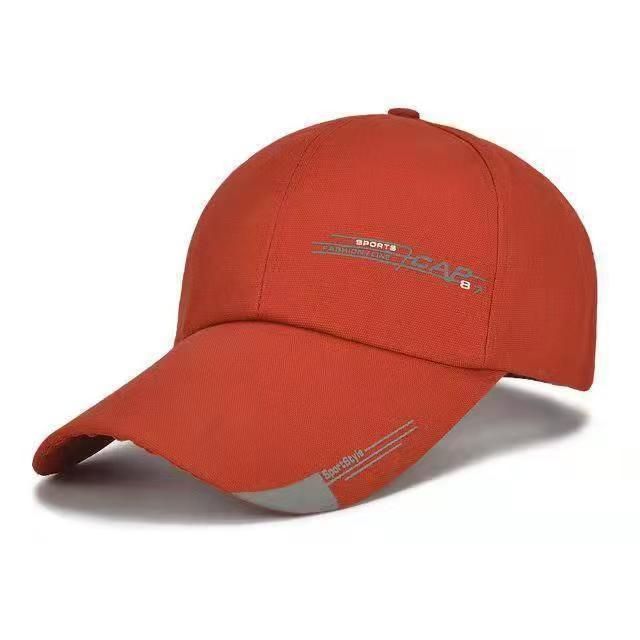 Spring and summer long-brimmed hat men's Korean baseball cap men's outdoor fishing hat sunshade sunscreen travel hat