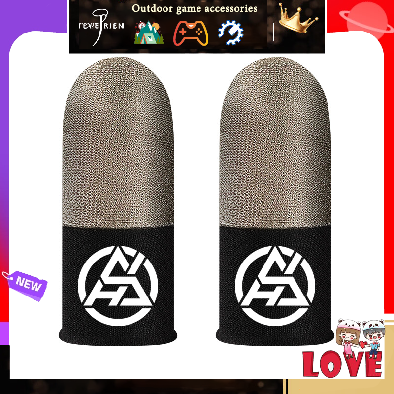The new finger sleeve game controller is suitable for PUBG sweat and scratch sensitive touch screen game finger thumb sleeve gloves breathable and scratch resistant touch screen game thumb gloves