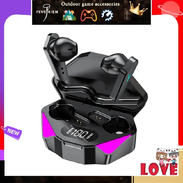 Bluetooth headset X15 new esports ultra long life large power wireless noise reduction for a long time wear no pain in the ear