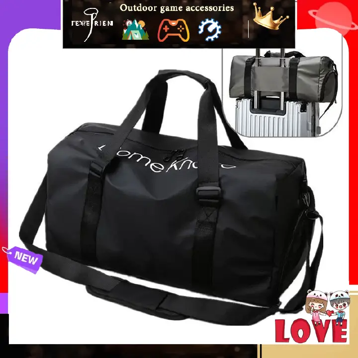 Waterproof men's bag, trolley case, handbag, clothes, gym bag, wet and dry separation, sports luxury sports backpack