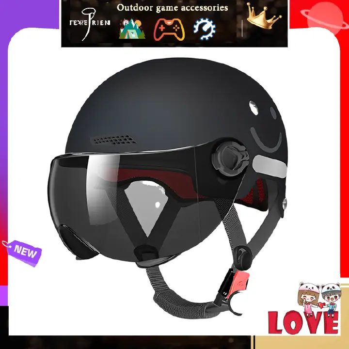 3C certified motorcycle helmet Female summer helmet male national standard battery four seasons general electric vehicle helmet