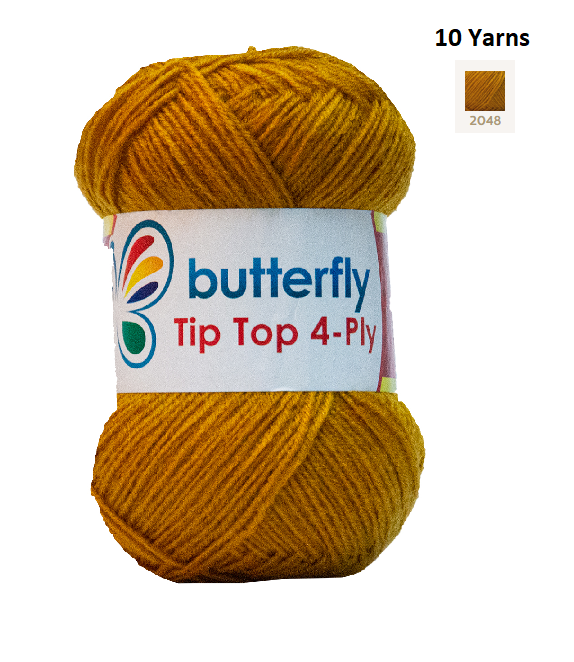 Knitting & Crocheting Essentials - Butterfly Yarns Pack of 5 or 10,Knitting Needles, Tapestry Mat Mesh, Latch Hook Crochet, Crochet Hook, CBC Sewing Kit