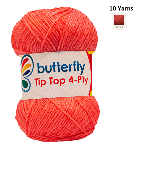 Knitting & Crocheting Essentials - Butterfly Yarns Pack of 5 or 10,Knitting Needles, Tapestry Mat Mesh, Latch Hook Crochet, Crochet Hook, CBC Sewing Kit