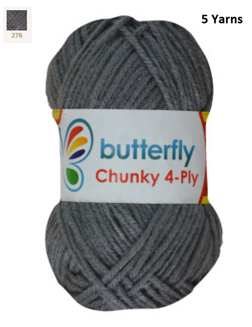 Knitting & Crocheting Essentials - Butterfly Yarns Pack of 5 or 10,Knitting Needles, Tapestry Mat Mesh, Latch Hook Crochet, Crochet Hook, CBC Sewing Kit