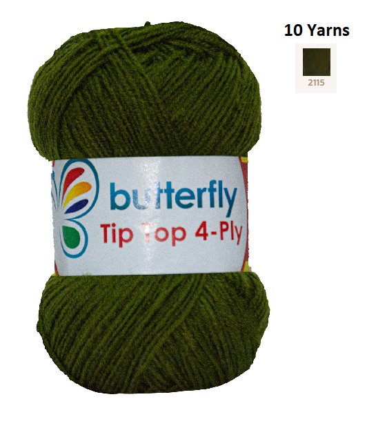 Knitting & Crocheting Essentials - Butterfly Yarns Pack of 5 or 10,Knitting Needles, Tapestry Mat Mesh, Latch Hook Crochet, Crochet Hook, CBC Sewing Kit