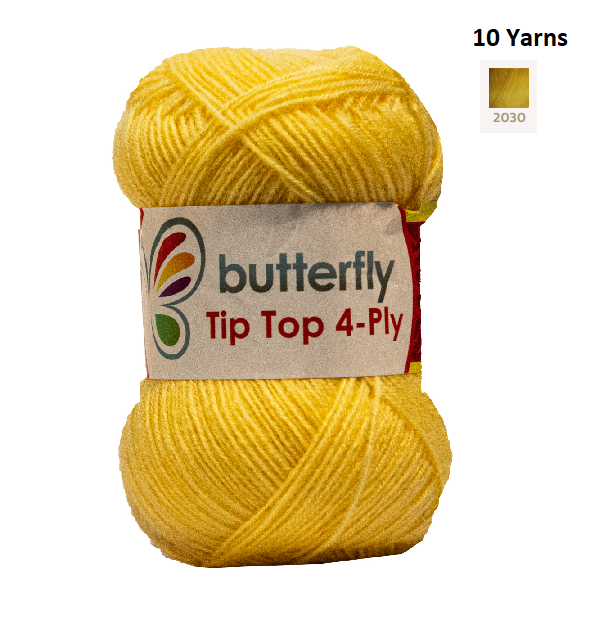 Knitting & Crocheting Essentials - Butterfly Yarns Pack of 5 or 10,Knitting Needles, Tapestry Mat Mesh, Latch Hook Crochet, Crochet Hook, CBC Sewing Kit
