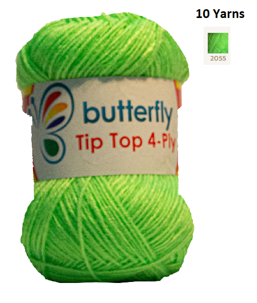 Knitting & Crocheting Essentials - Butterfly Yarns Pack of 5 or 10,Knitting Needles, Tapestry Mat Mesh, Latch Hook Crochet, Crochet Hook, CBC Sewing Kit