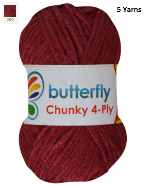 Knitting & Crocheting Essentials - Butterfly Yarns Pack of 5 or 10,Knitting Needles, Tapestry Mat Mesh, Latch Hook Crochet, Crochet Hook, CBC Sewing Kit