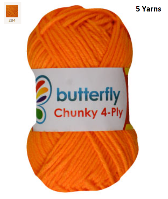 Knitting & Crocheting Essentials - Butterfly Yarns Pack of 5 or 10,Knitting Needles, Tapestry Mat Mesh, Latch Hook Crochet, Crochet Hook, CBC Sewing Kit