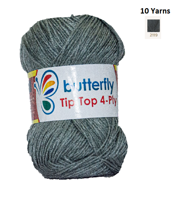 Knitting & Crocheting Essentials - Butterfly Yarns Pack of 5 or 10,Knitting Needles, Tapestry Mat Mesh, Latch Hook Crochet, Crochet Hook, CBC Sewing Kit