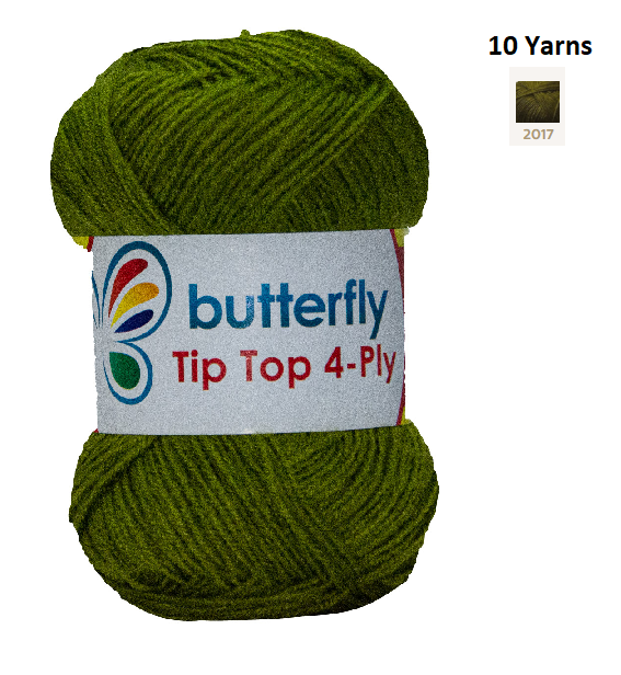 Knitting & Crocheting Essentials - Butterfly Yarns Pack of 5 or 10,Knitting Needles, Tapestry Mat Mesh, Latch Hook Crochet, Crochet Hook, CBC Sewing Kit