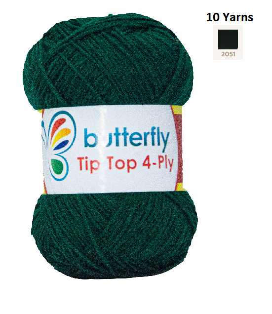 Knitting & Crocheting Essentials - Butterfly Yarns Pack of 5 or 10,Knitting Needles, Tapestry Mat Mesh, Latch Hook Crochet, Crochet Hook, CBC Sewing Kit