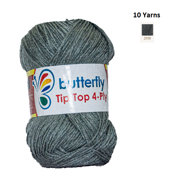 Knitting & Crocheting Essentials - Butterfly Yarns Pack of 5 or 10,Knitting Needles, Tapestry Mat Mesh, Latch Hook Crochet, Crochet Hook, CBC Sewing Kit