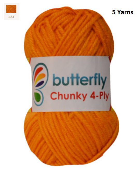 Knitting & Crocheting Essentials - Butterfly Yarns Pack of 5 or 10,Knitting Needles, Tapestry Mat Mesh, Latch Hook Crochet, Crochet Hook, CBC Sewing Kit