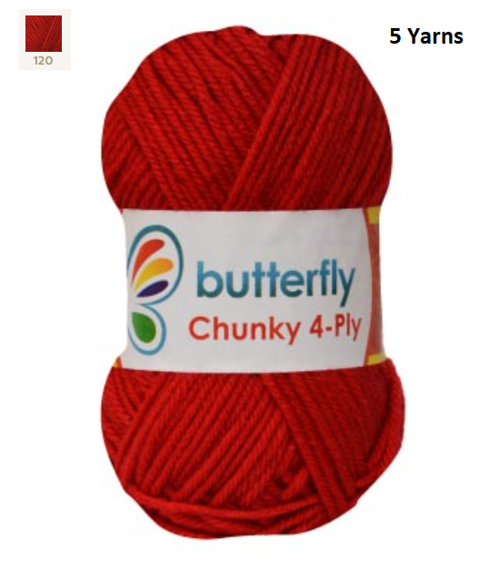 Knitting & Crocheting Essentials - Butterfly Yarns Pack of 5 or 10,Knitting Needles, Tapestry Mat Mesh, Latch Hook Crochet, Crochet Hook, CBC Sewing Kit