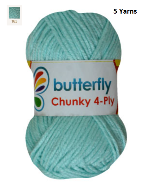 Knitting & Crocheting Essentials - Butterfly Yarns Pack of 5 or 10,Knitting Needles, Tapestry Mat Mesh, Latch Hook Crochet, Crochet Hook, CBC Sewing Kit