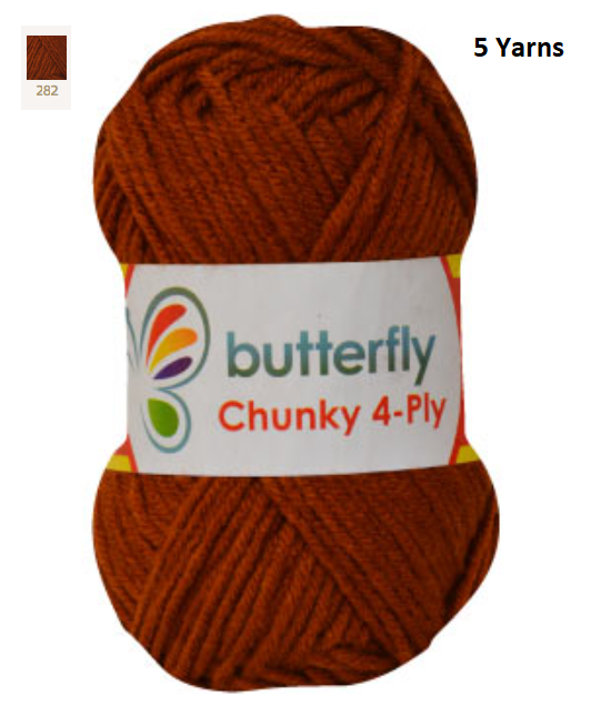 Knitting & Crocheting Essentials - Butterfly Yarns Pack of 5 or 10,Knitting Needles, Tapestry Mat Mesh, Latch Hook Crochet, Crochet Hook, CBC Sewing Kit