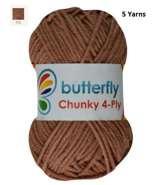 Knitting & Crocheting Essentials - Butterfly Yarns Pack of 5 or 10,Knitting Needles, Tapestry Mat Mesh, Latch Hook Crochet, Crochet Hook, CBC Sewing Kit