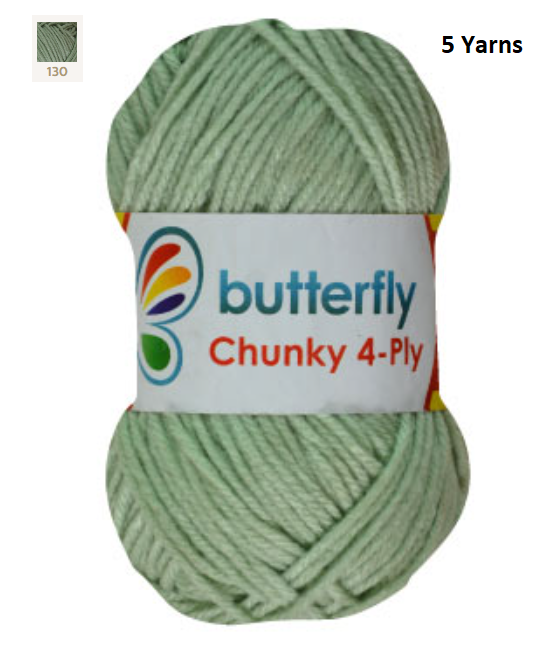 Knitting & Crocheting Essentials - Butterfly Yarns Pack of 5 or 10,Knitting Needles, Tapestry Mat Mesh, Latch Hook Crochet, Crochet Hook, CBC Sewing Kit