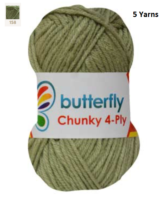 Knitting & Crocheting Essentials - Butterfly Yarns Pack of 5 or 10,Knitting Needles, Tapestry Mat Mesh, Latch Hook Crochet, Crochet Hook, CBC Sewing Kit