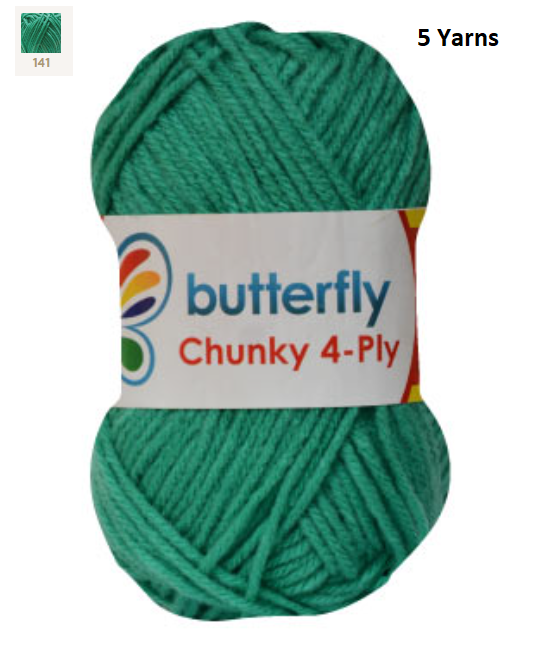 Knitting & Crocheting Essentials - Butterfly Yarns Pack of 5 or 10,Knitting Needles, Tapestry Mat Mesh, Latch Hook Crochet, Crochet Hook, CBC Sewing Kit