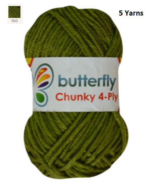 Knitting & Crocheting Essentials - Butterfly Yarns Pack of 5 or 10,Knitting Needles, Tapestry Mat Mesh, Latch Hook Crochet, Crochet Hook, CBC Sewing Kit