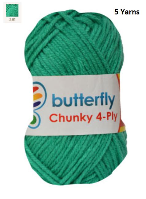 Knitting & Crocheting Essentials - Butterfly Yarns Pack of 5 or 10,Knitting Needles, Tapestry Mat Mesh, Latch Hook Crochet, Crochet Hook, CBC Sewing Kit