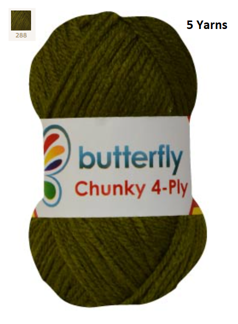Knitting & Crocheting Essentials - Butterfly Yarns Pack of 5 or 10,Knitting Needles, Tapestry Mat Mesh, Latch Hook Crochet, Crochet Hook, CBC Sewing Kit