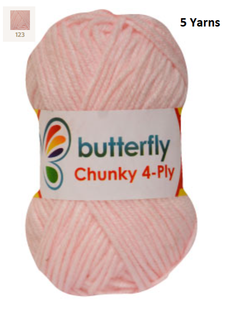 Knitting & Crocheting Essentials - Butterfly Yarns Pack of 5 or 10,Knitting Needles, Tapestry Mat Mesh, Latch Hook Crochet, Crochet Hook, CBC Sewing Kit