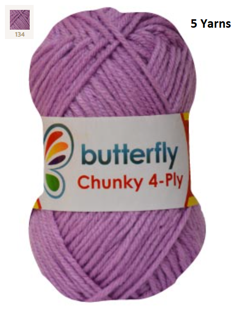 Knitting & Crocheting Essentials - Butterfly Yarns Pack of 5 or 10,Knitting Needles, Tapestry Mat Mesh, Latch Hook Crochet, Crochet Hook, CBC Sewing Kit