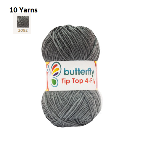 Knitting & Crocheting Essentials - Butterfly Yarns Pack of 5 or 10,Knitting Needles, Tapestry Mat Mesh, Latch Hook Crochet, Crochet Hook, CBC Sewing Kit