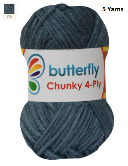 Knitting & Crocheting Essentials - Butterfly Yarns Pack of 5 or 10,Knitting Needles, Tapestry Mat Mesh, Latch Hook Crochet, Crochet Hook, CBC Sewing Kit