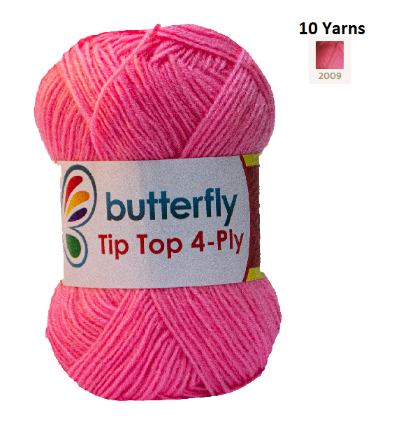 Knitting & Crocheting Essentials - Butterfly Yarns Pack of 5 or 10,Knitting Needles, Tapestry Mat Mesh, Latch Hook Crochet, Crochet Hook, CBC Sewing Kit
