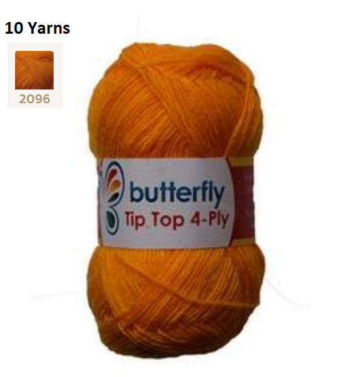 Knitting & Crocheting Essentials - Butterfly Yarns Pack of 5 or 10,Knitting Needles, Tapestry Mat Mesh, Latch Hook Crochet, Crochet Hook, CBC Sewing Kit