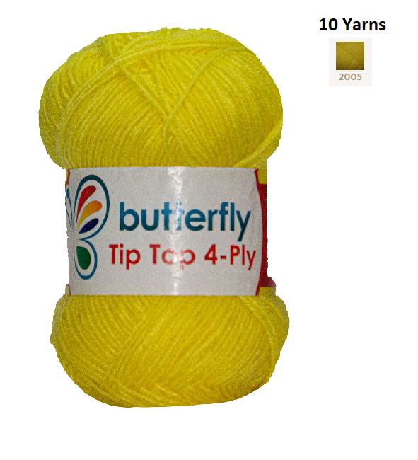 Knitting & Crocheting Essentials - Butterfly Yarns Pack of 5 or 10,Knitting Needles, Tapestry Mat Mesh, Latch Hook Crochet, Crochet Hook, CBC Sewing Kit